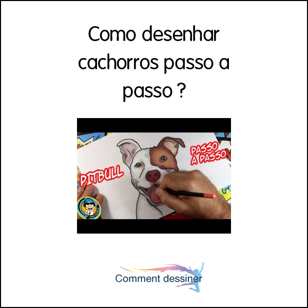 Como desenhar cachorros passo a passo